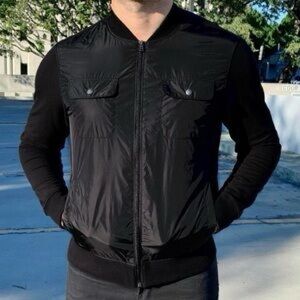 Michael Kors Zip Up wool blend Knit Sweater  / jacket size large